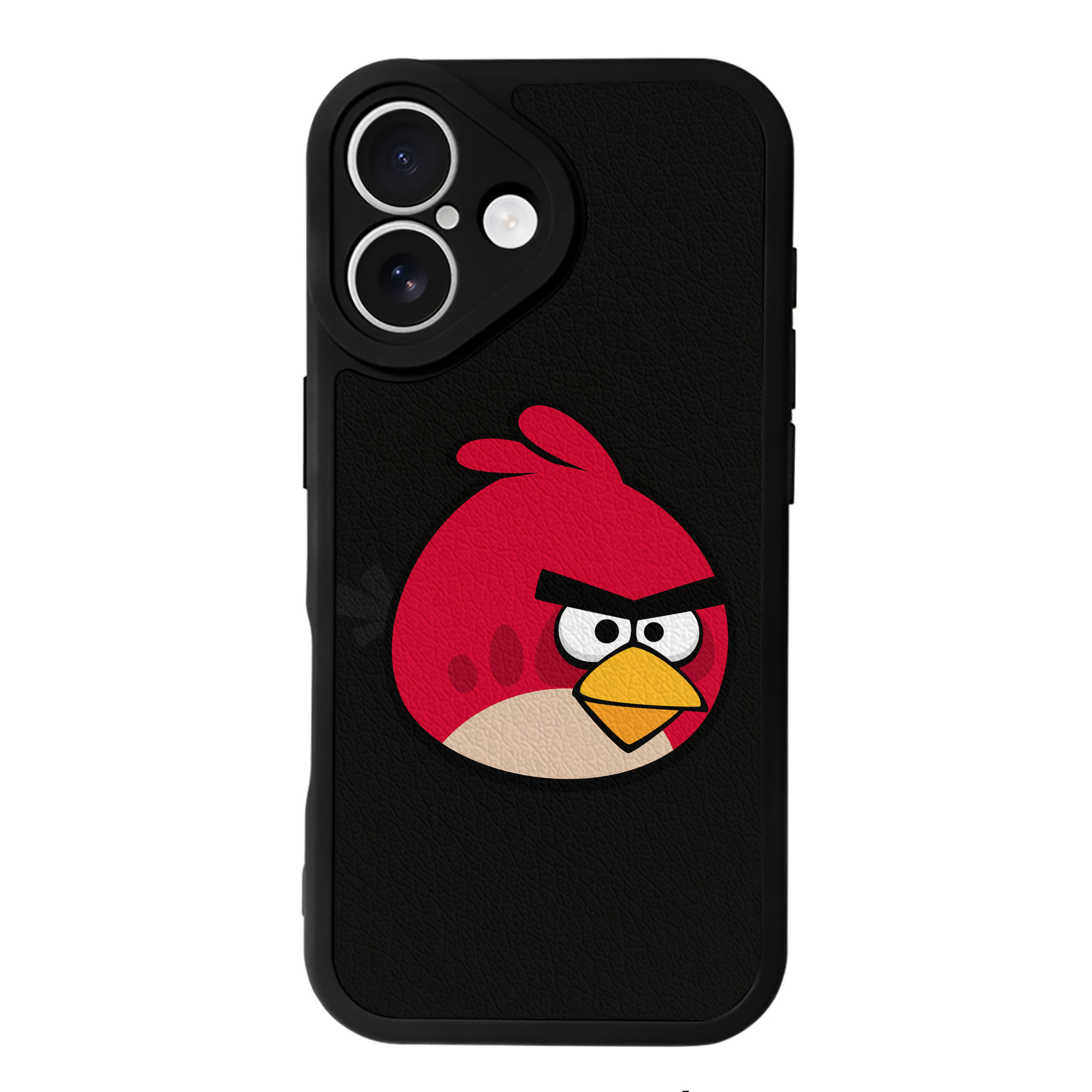 （画像用） Angry Birds アングリーバード 【iPhone 16シリーズ対応】シリコンスマホケース（レザー調） 材質：シリコン